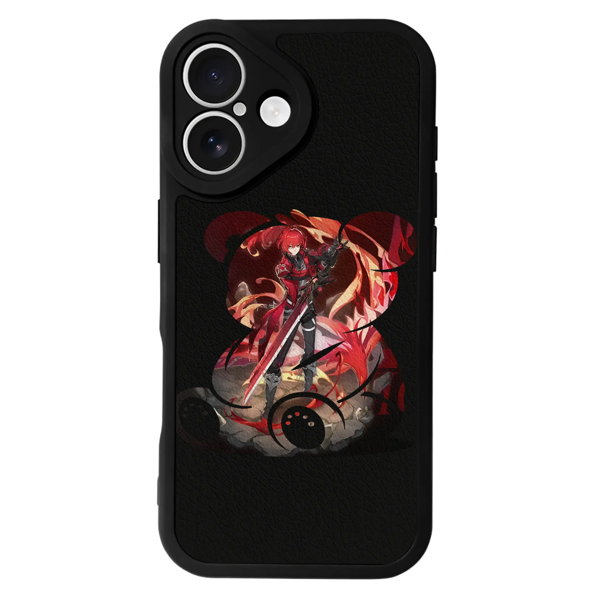 原 神 グッズ ディルック - IPhone 16シリーズ対応 ・ シリコンスマホケース ・ レザー調 ・ 高精度フィット ・ 耐衝撃 ・ ワイヤレス充電対応 ・ 精密カット